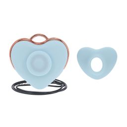 Loveline by shots Luvie - Hartvormige AirTap Vibrator - Blauw (8714273059796)