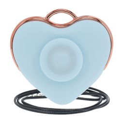 Loveline by shots Luvie - Hartvormige AirTap Vibrator - Blauw (8714273059796)