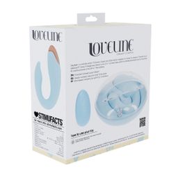Loveline by shots Daydream - Compact G-Spot Vibrator met Afstandsbediening - Blauw (8714273059697)