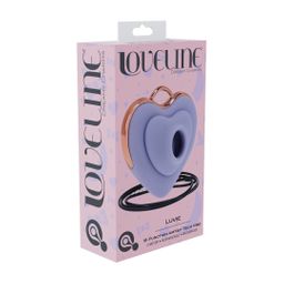 Loveline by shots Luvie - Hartvormige AirTap Vibrator - Lavendel (8714273059802)