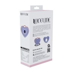 Loveline by shots Luvie - Hartvormige AirTap Vibrator - Lavendel (8714273059802)