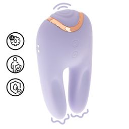 Loveline by shots Bonnie - Dubbelzijdige Tapping Vibrator - Lavendel (8714273059765)