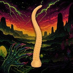 Ouch! by shots Tentacle Tyrant - Anal Snake - 21.7 / 55 cm - Golden (8714273024411)