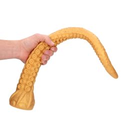Ouch! by shots Tentacle Tyrant - Anal Snake - 21.7 / 55 cm - Golden (8714273024411)