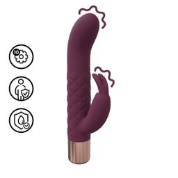 Loveline by shots Mini Konijnen Vibrator - Bordeauxtint (8714273021441)