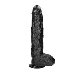 Ouch! by shots Realistic Giant - Realistic Dildo - 32 cm - Black (8714273017505)