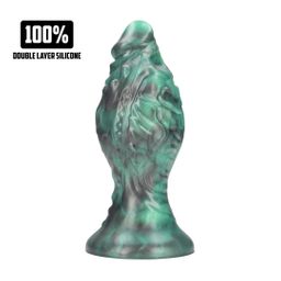 Ouch! by shots Space Born - Ei Plug - Groen/Zwart (8714273024183)