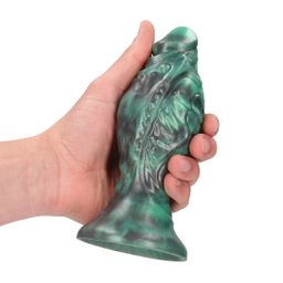 Ouch! by shots Space Born - Ei Plug - Groen/Zwart (8714273024183)
