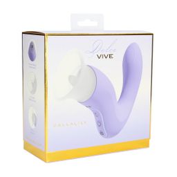 Vive by shots CallaLily - G-Spot Tap Vulva Borstzuiger en Tong Stimulator - Lavendel (8714273030085)