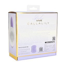 Vive by shots CallaLily - G-Spot Tap Vulva Borstzuiger en Tong Stimulator - Lavendel (8714273030085)