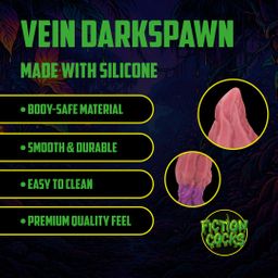 Ouch! by shots Vein Darkspawn - Silicone Butt Plug - Purple (8714273024480)