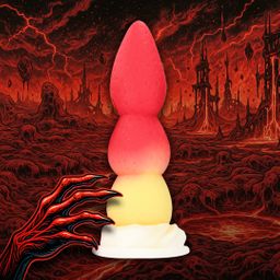Ouch! by shots Whipped Berry - Siliconen Anale Plug - Rood/Geel (8714273024404)