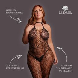 Le désir by shots Sweeney - Bodystocking - Queen Size - Black (8714273020635)