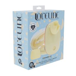 Loveline by shots Dreamsicle - Compact AirTap Vibrator met Twee Hoofdaccessoires - Geel (8714273059680)