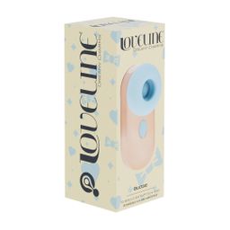 Loveline by shots Budsie - Oordopjes-vormige AirTap Vibrator - Blauw (8714273059864)