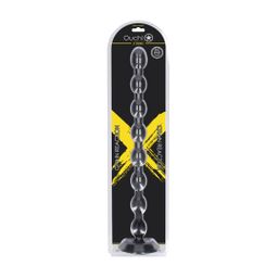 Ouch! by shots Chain Reaction - Anal Plug - 49 cm - Black (8714273017512)