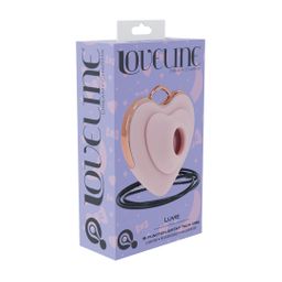 Loveline by shots Luvie - Hartvormige AirTap Vibrator - Roze (8714273059819)