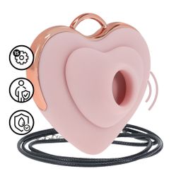 Loveline by shots Luvie - Hartvormige AirTap Vibrator - Roze (8714273059819)