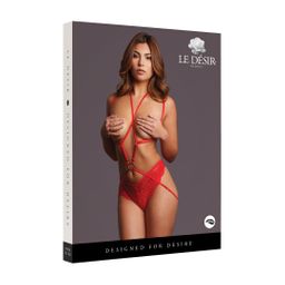 Le désir by shots Stupid Cupid - Heart Harness - One Size - Red (8714273020697)