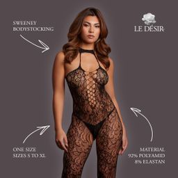 Le désir by shots Sweeney - Bodystocking - One Size - Black (8714273020628)