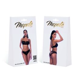 Mapalé Rock Star - Balcolonette Twee Delige Bh Set - S/M - Nat Look Zwart (190602113342)