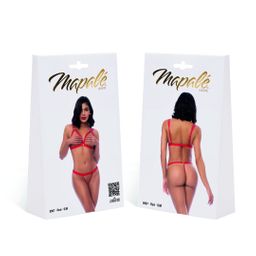 Mapalé Heartstroke - Twee-delige set - S/M - Rood (190602198349)