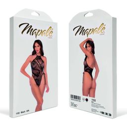 Mapalé Snake Halter Fishnet Bodysuit - One Size - Zwart (190602299169)