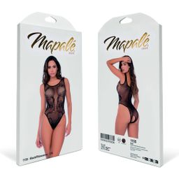 Mapalé Slangen Visnet Strass Bodysuit - Één Maat - Zwart/Strass (190602299206)