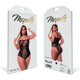 Mapalé Visnet Bodysuit - Koning Maat - Zwart (190602585583)