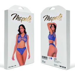 Mapalé Leopard Visnet Ketting Bodysuit - Één Maat - Blauw (190602299039)