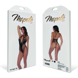 Mapalé Bloemen Visnet Bodysuit - Één Maat - Zwart (190602203814)