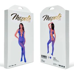 Mapalé Leopard Visnet Bodystocking - Één maat - Blauw (190602299046)