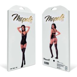 Mapalé Visnetkousen met Halslijnen en Bandjes - Één Maat - Zwart (190602585590)