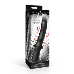 Xr brands Power Thrust - Duwende Siliconen Vibrator - Zwart (848518058423)