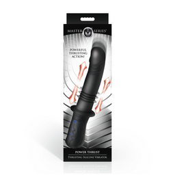 Xr brands Power Thrust - Duwende Siliconen Vibrator - Zwart (848518058423)