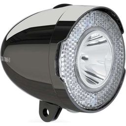 Axa koplamp 706 15 lux batt dark chrome (8713249348278)