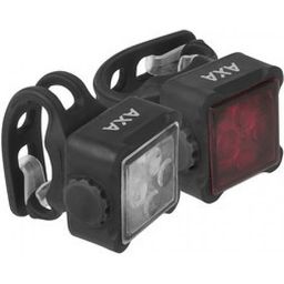 AXA verlichtingsset Niteline 44-R LED USB oplaadb. zwart (8713249258706)