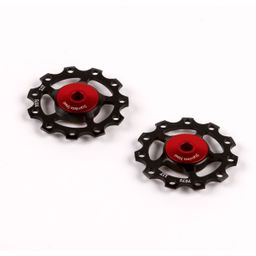 CEMA Derailleurwieltjes PVC 9/10/11V RVS zwart (4712910908166)