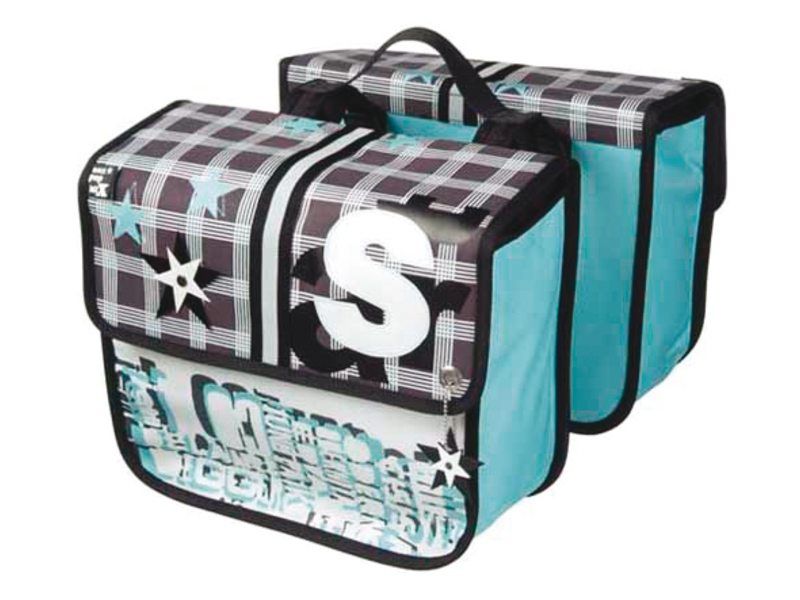 Cordo TAS BIKESTAR DUBBEL GRIJS/BLAUW (8717565223974)