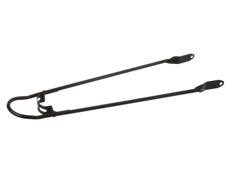 Merkloos spatbordstang achter bumper 28 pad bev 6mm mat zwa (8716637018623)