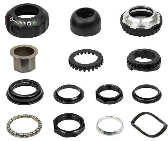 Post moderne ANP BALHOOFDSTEL 11/8" PM STUURSLOT ZW (8715957695460)