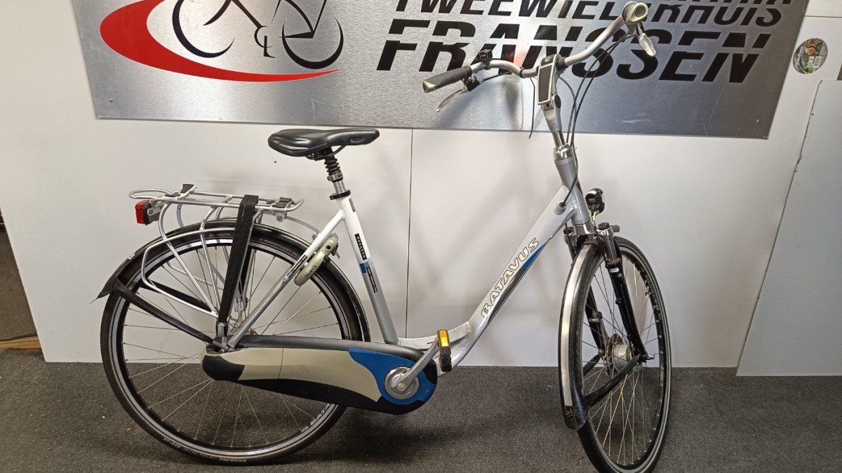 Batavus Weekend Dames Zilver/Wit 53cm 2015 (F.52876)