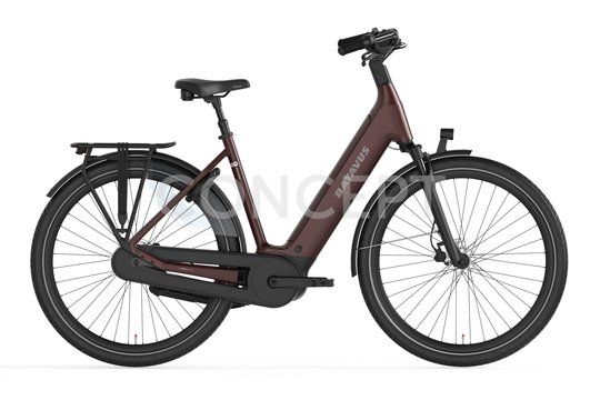 BATAVUS Finez PT Exclusive 2026 DAMES Burgundy Red Matt 53cm 2026 (8713568557801)