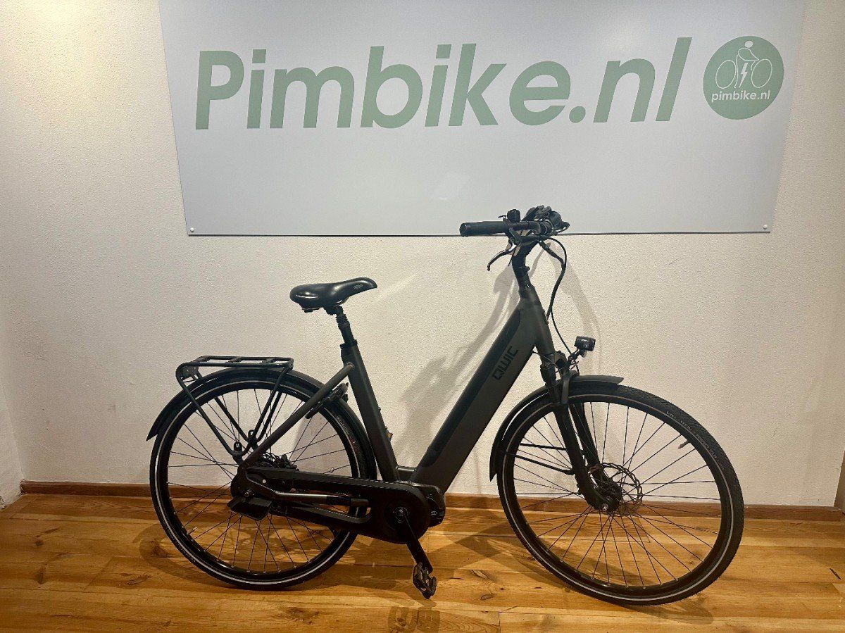 Qwic Inter i MN7+ AUTOMAAT 540Wh accu! Lage instap Charcoal Grey Matt 2024 (F.11808)