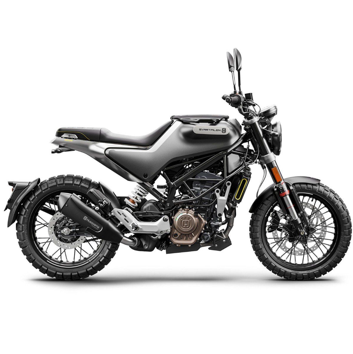 Husqvarna Svartpilen 125 slechts 700KM! in nieuwstaat Black Matt M 2023 (F.12026)