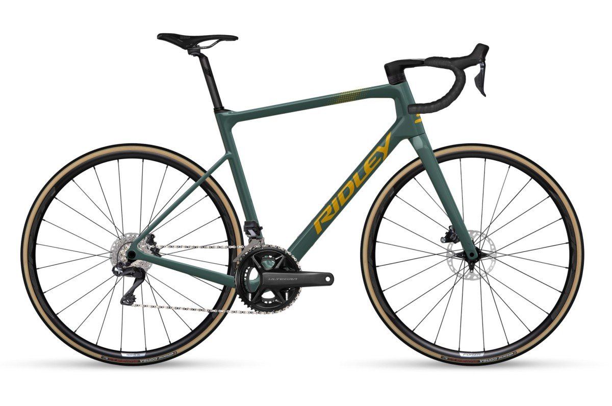 Ridley Grifn Road Shimano 105 - 2x12 Dark Green(105) / Dark Yellow (Glossy) M 2025 (5400928556422)