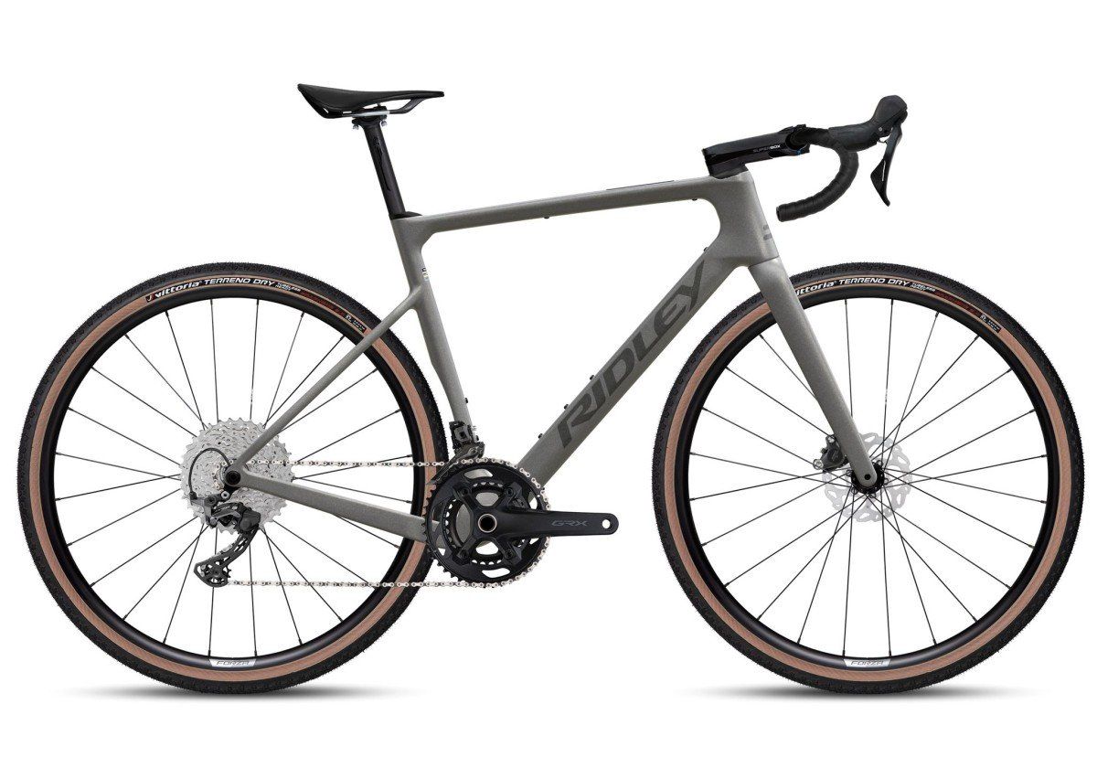 Ridley Astr Shimano GRX600 2x12sp Empress Grey Met. / Anthracite Met. (Matt) M 2025 (5400928632621)