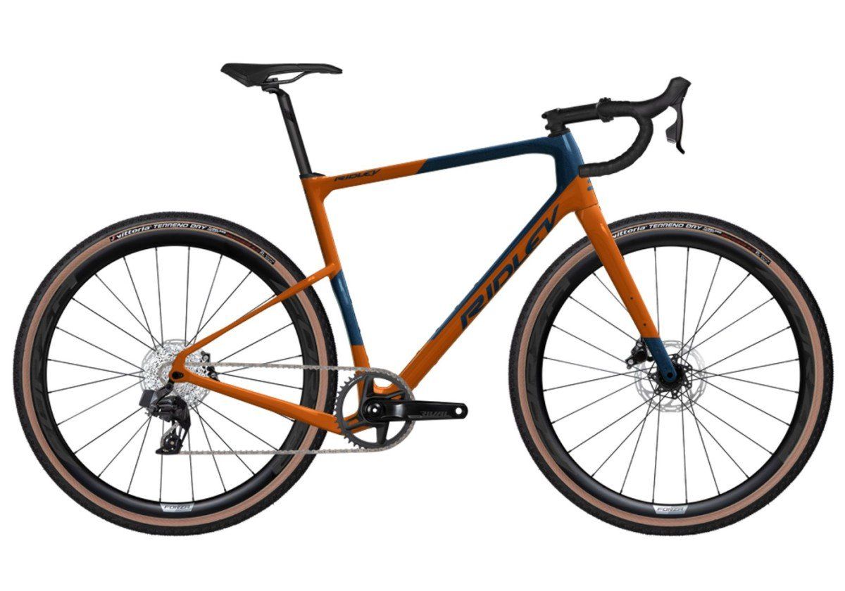 Ridley Kanzo Adventure Rival XPLR 1x12 Jeans Blue Metallic / Burnt Orange S 2023 (SBIKADRID032)