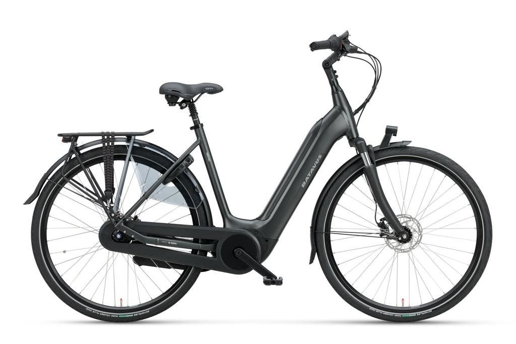BATAVUS Finez E-go® Power Exclusive Lage instap Smokingzwart Mat 61cm 2022 (8713568422062)