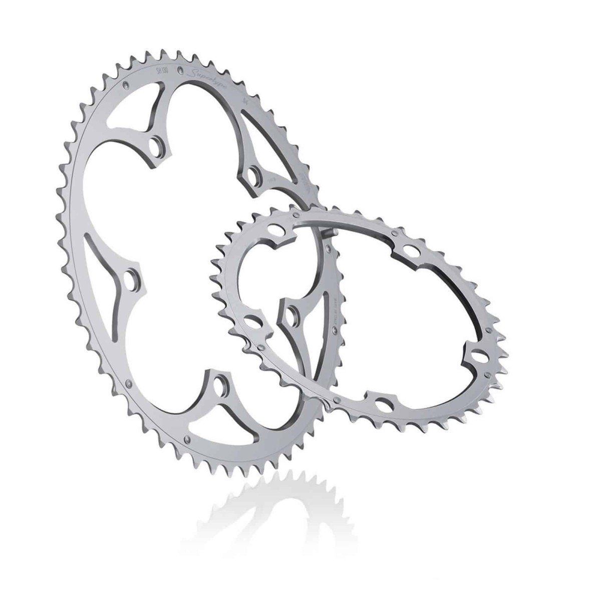 Kettingblad Alu Koers Shimano 130/46 Zilver (8056772579642)
